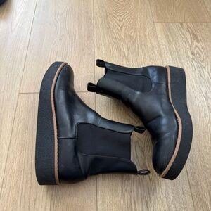 H&M Black Boots Shoes Womens